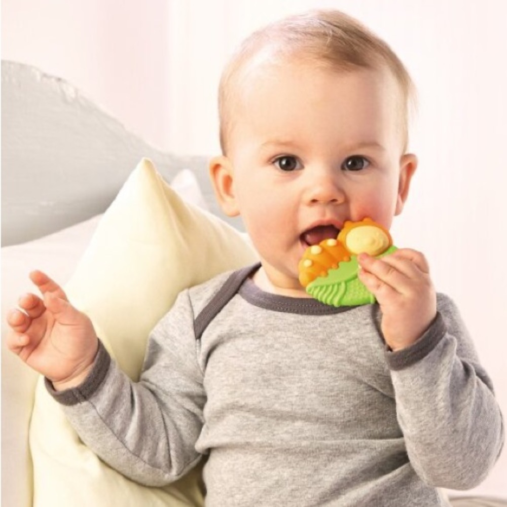 HABA Caterpillar Clutching Teether Toy